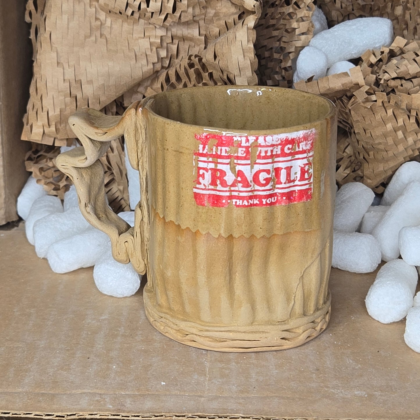 Fragile Square Mug